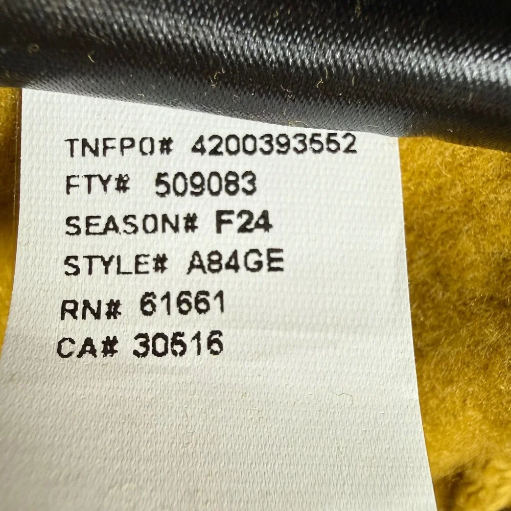 The North Face EVLN Vintage Hoodie Mens M Amber Green New‎ A84GE Fleece Pullover